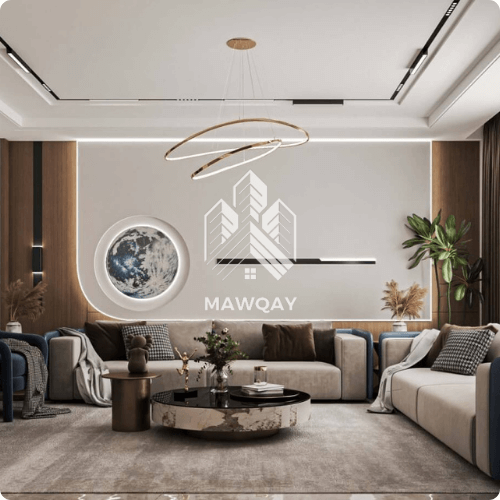 "Reception room render"